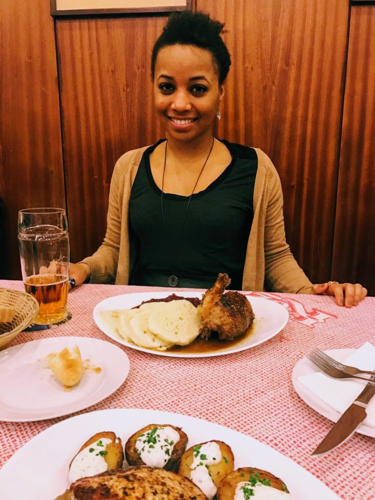 dining in Prague