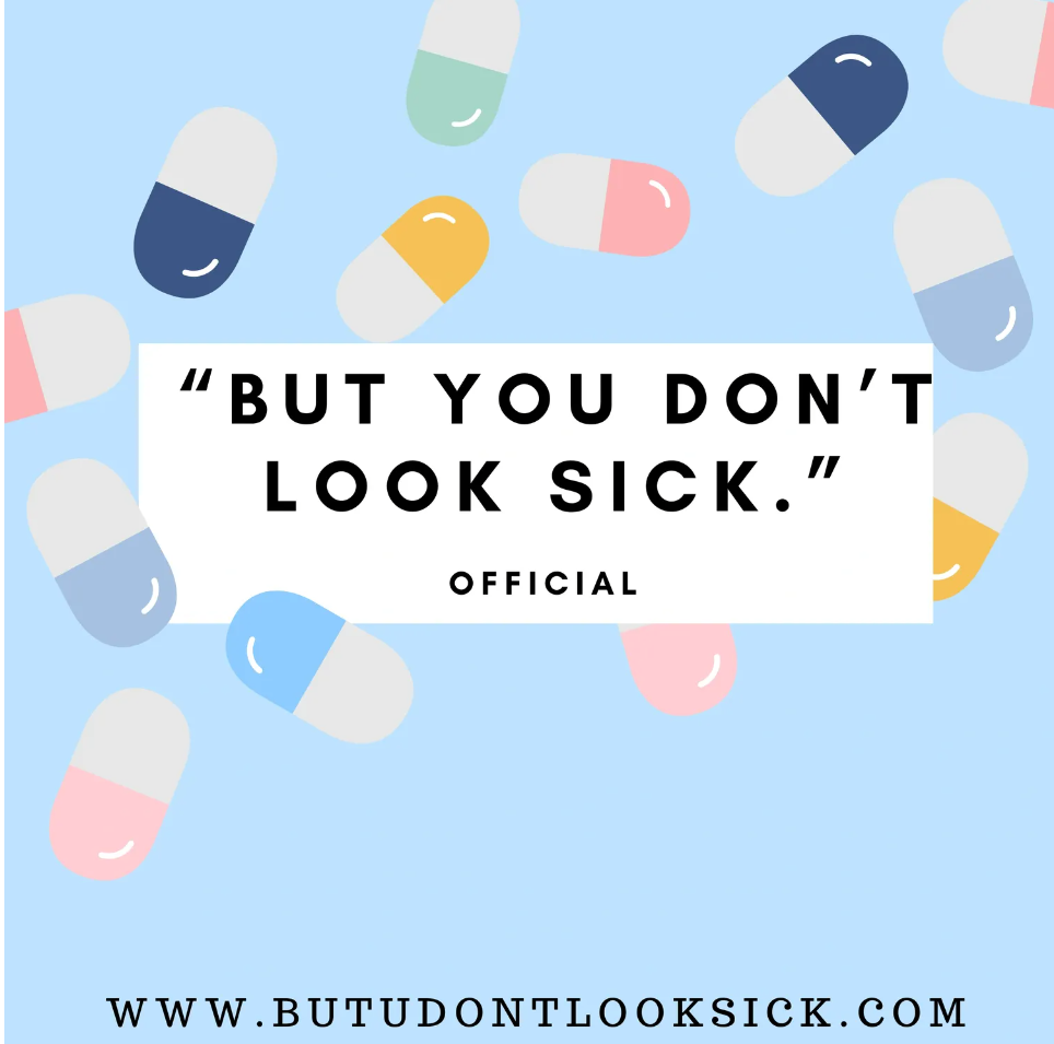 but you don't look sick logo